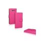 Cool Gadget Case Wallet Case - for Samsung Galaxy S3 / S3 Neo in Pink + 1x protector with card slots (Electronics)