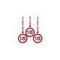 Set of 3 rotor spiral road sign 18th birthday (Toys)