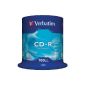 Verbatim CD-R Extra Protection 52x 700 MB, 100 pieces in cake box (Accessory)