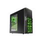 Sharkoon T9 Value Green PC Cases ATX Midi Tower (Accessories)
