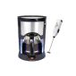 Lentz Home Design Coffee King CKL12SS-MF with cappuccino maker (household goods)