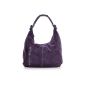 CNTMP, ladies handbags, hobo bags, shoulder bags, bag, bags, fashion bags, velvet, suede, leather bag, A4, 44x36x4cm (W x H x D)