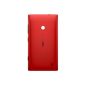 Original Nokia battery cover for Nokia Lumia 520 - Red / Red (battery cover, battery cover, back, back cover) - 02502Z8 (Electronics)