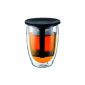 Bodum K11153-01 Tea For One Set 0.35 L Glass Filter Nylon Black (Kitchen)