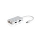 VicTsing 3in1 Mini DisplayPort to VGA + HDMI + DVI adapter (converter) | PC + MAC / APPLE | gold plated contacts (Electronics)
