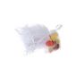 100 X Organza Drawstring Jewelry Gift Bags Pouches white (household goods)