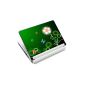 Luxburg® Design Decal Skin Sticker Protector for Notebook Laptop 10/12/13/14/15 inch, Motif: Flower and butterflies