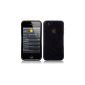 IPHONE 4S TPU Silicone Skin CASE COVER IN BLACK, QUBITS Retailverpackung (Electronics)