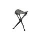 Grand Canyon 3-legged stool (steel), gray / black, 34x45 (equipment)