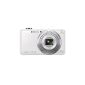 Sony DSC-WX80 digital camera (16.2 megapixels Exmor R sensor, 8x opt. Zoom, 6.9 cm (2.7 inch) LCD dispaly, 25mm wide-angle lens, Wi-Fi function) white (Electronics)