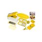 Original Genius Nicer Dicer Plus Set, 13 pcs.  Vegetable slicers fruit cutter NEW, Color: yellow (household goods)
