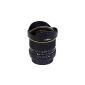 Dried fisheye wide-angle lens with an 8 mm focal length / 1: 3.5 brightness / built-Lens Hood for Canon EOS APS-C DSLR Camera Black (Accessories)