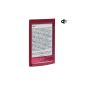 Sony Reader Wi-Fi (PRS-T1RC) Red: E-book reader with an integrated e-book store.  New: Internet access via Wi-Fi.  Reader Store & open browser.  8 point font magnification, 6 fonts to choose from (electronic)