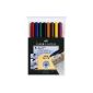 Faber-Castell Lot 8 markers for CD MULITMARK, waterproof, advanced approx.  0.6 mm (different colors) (Import Germany) (Office Supplies)