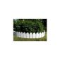 FENCE Rasenkante bed enclosure PALISADE white 2.40m NEW!  (Garden products)