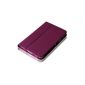 GadgetsFr-Case Leather Flip Case for Samsung Galaxy Tab 3 7.0 + Free Stylus (Crimson / PURPLE II)