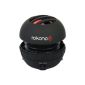 Rokono BASS + Mini Speaker for iPhone / iPad / iPod / MP3 player / Laptop - Black (Electronics)