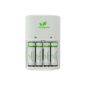 iGo Green AC05103-0002 Universal battery charger incl. 4 rechargeable AA batteries (world premiere, 1.5 volt, was summoned) (Accessories)