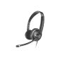 Philips SHM7410U Full Size Headset with volume control in the cable and Noise Cancelation Microphone Black (Accessories)