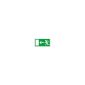 Rescue sign emergency exit sign emergency exit plastic photoluminescent / adhesive BGV 8A left arrow