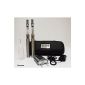 EGO + CHROME Kit of two new electronic cigarette battery 1100 mAh generation-without tobacco or nicotine (Health and Beauty)