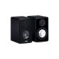 Canton Ergo 620 2-way bass-reflex bookshelf speaker (70/130 watts) Black (Pair) (Electronics)