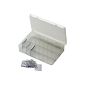 Box 24 boxes for beads, elastic, screws, sewing, crafts, storage ... - 20x13,6x3,8 cm removable compartments (Miscellaneous)
