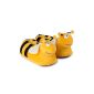 Animal Slippers Premium plush slippers Bee Hummel Schadstoffgeprüft ** Size 36-38 with rubber soles of funslippers® (Textiles)
