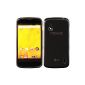 Luxburg® Shell Case Cover LG Google Nexus 4 TPU silicone case Black pearl / gray (Electronics)