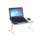 General Office Ergonomically adjustable table with notebook fan (Electronics)