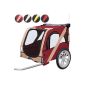Bike Trailer for transporting animals - with link arms and flag - VARIOUS COLORS (Miscellaneous)