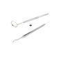 blueINOX Sparset Mundspiegel size 6 + magnifying dental probe / Scaler double-sided stainless steel (Personal Care)