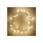 30 LED Light String Star warm white