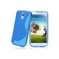 Deal Gadgets TPU Cases for Samsung Galaxy S4 i9500 Skin Case Cover (Blue) (Electronics)