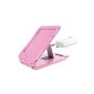 DURAGADGET`s pink protective case with integrated stand - custom made - for the Amazon Kindle Paperwhite and Paperwhite 3G + USB Premium EU / DE charging plug (Electronics)