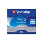 Verbatim 43748 BD-R Dual Layer Blu-ray blanks (50 GB, 5-pack) Jewel Case (Accessories)