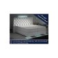 XXXL box spring box spring bed Designer LED (white, 180x200) (household goods)