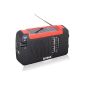 Duronic Hybrid Radio - AM / FM rechargeable crank and solar power with USB Charger - Perfect for camping, trekking, home, garden or holidays (Electronics)