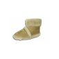 Coolers 316 - Women Slippers microsuede fashion boots - soft padding and faux fur lapels - Beige - 35-36 (Clothing)