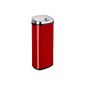 Dihl bin with automatic lid, rectangular, 50 l, red (household goods)