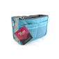 Periea Handbag Organizer pocket 12 20 Funds portfolio Colors - Chelsy (Luggage)