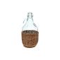 Carboy GÄRBALLON GLASS BOTTLE OF WINE BALLOON carboy in wicker basket 5L cliplock BDW5D (household goods)