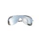 Unisex Sunglasses silver mirrored aviator glasses, and protective pouch, case, cloth and cord (Eyewear)