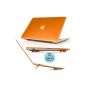 mCover A1369 / A1466 Orange See Thru Hard Shell Case / Cover / protective cover / hard case / cover / Notebook Sleeve Case for 13.3 