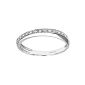 Ladies' Ring - White Gold 375/1000 (9 Cts) 1.2 Gr - Diamond Cts 0002 - T 49 (Jewelry)