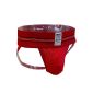 Bike Jock Adult Supporter Jockstrap classic - with wide belt approx.  6 cm - Red / Red - Size S (Clothing)