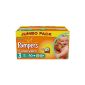 Pampers Simply Dry Diapers Size 3 Midi 4-9 kg x 90 Format Jumbopack 2 Pack (Health and Beauty)