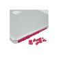 Skque® Silicone Anti-dust plug cover for Apple MacBook Pro 13 15 17 Rose (Electronics)
