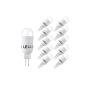 LE 2W G4 LED lamps replace 20W halogen lamps, 12 V AC / DC, 170lm, warm white 3000K Global 360 ° beam angle, LED bulbs, LED lamps, 10-pack