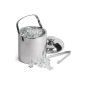 Bar @ Drinkstuff Ice Bucket Double wall stainless steel with clip in and cover 1,5 l
